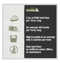 Load image into Gallery viewer, Pure Bites Mid Size Trainers Beef Liver 4.2oz