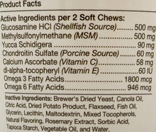 Load image into Gallery viewer, NaturVet Glucosamine DS Plus Level 2 Soft Chews for Small to Medium Breeds - 70 ct.