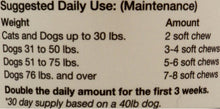 Load image into Gallery viewer, NaturVet Glucosamine DS Plus Level 2 Soft Chews for Small to Medium Breeds - 70 ct.
