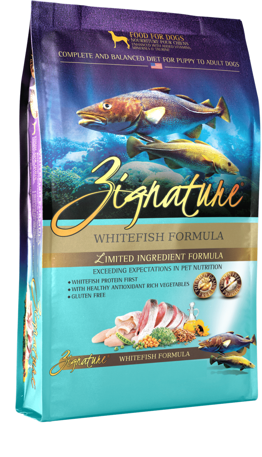 Zignature White Fish Formula – Advance Holistic Dog Nutrition