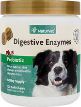 Load image into Gallery viewer, NaturVet Digestive Enzymes plus Probiotics Soft Chews