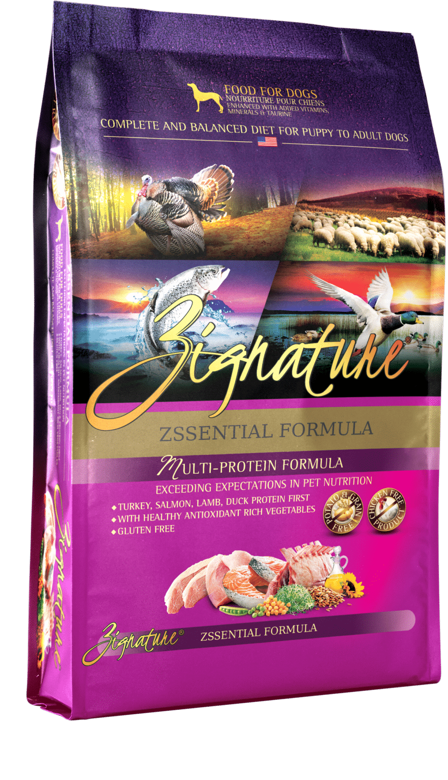 Zignature Zessential Formula Advance Holistic Dog Nutrition