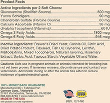 Load image into Gallery viewer, NaturVet Glucosamine DS Level 1 Soft Chews- 120 ct