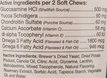 Load image into Gallery viewer, NaturVet Glucosamine DS Level 1 Soft Chews for small & medium breeds- 70 ct