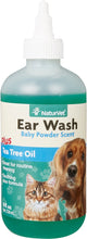 Load image into Gallery viewer, NaturVet Ear Wash with Tea Tree Oil (Aloe & Baby Powder)