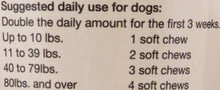 Load image into Gallery viewer, NaturVet Glucosamine DS Level 1 Soft Chews for small & medium breeds- 70 ct