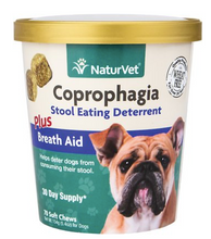 Load image into Gallery viewer, NaturVet Coprophagia plus Breath Aid Soft Chews