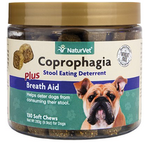 Load image into Gallery viewer, NaturVet Coprophagia Soft Chews Plus Breath Aid- 130 Ct.