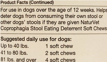 Load image into Gallery viewer, NaturVet Coprophagia Soft Chews Plus Breath Aid- 130 Ct.
