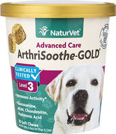 NaturVet ArthiSoothe Gold Soft Chews For Small to Medium Dogs