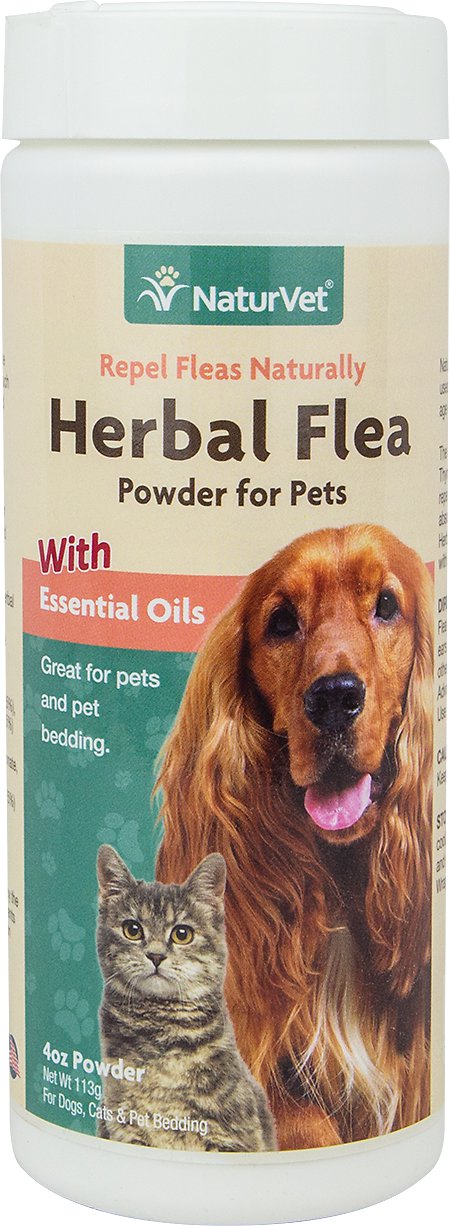 NaturVet Herbal Flea Powder - 4 oz