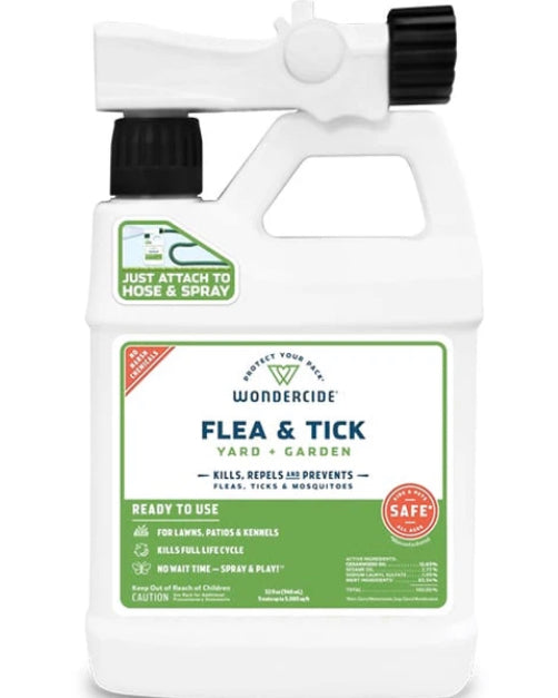 Wondercide Ready to Use Flea, Tick, & Mosquito Formula for Yard + Garden  - Cedar - 32 oz